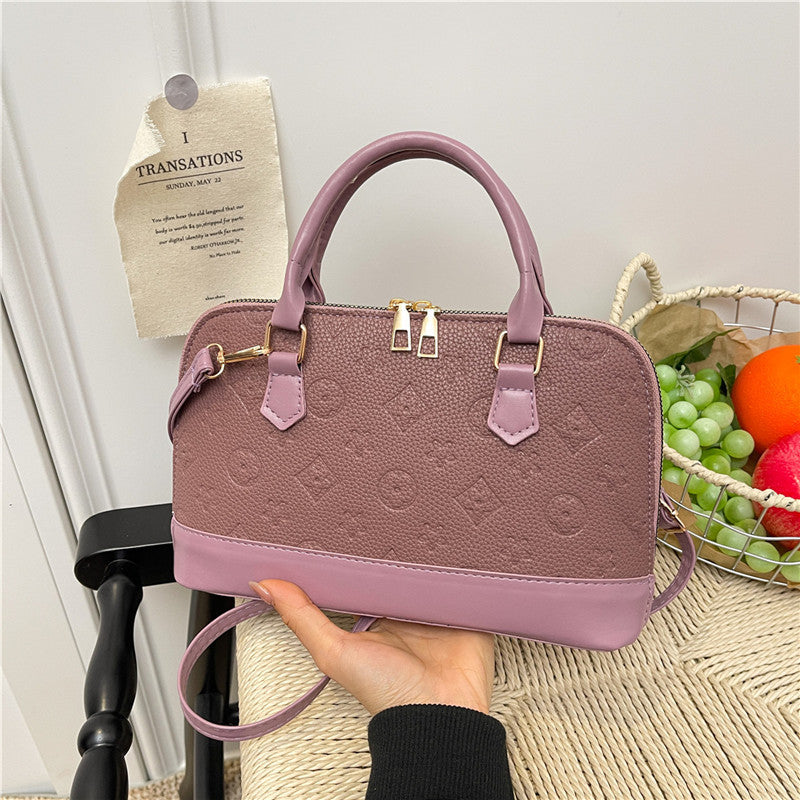 2026 New Vintage Printed Shell Handbag