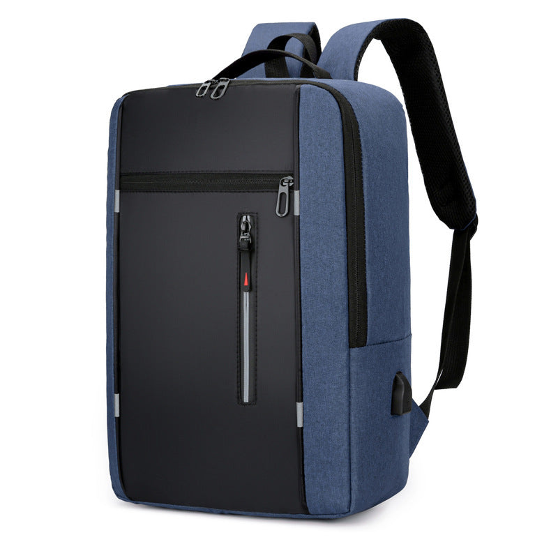 Men’s Business Laptop Backpack - Multifunctional Large-Capacity Backpack with USB Charging Port